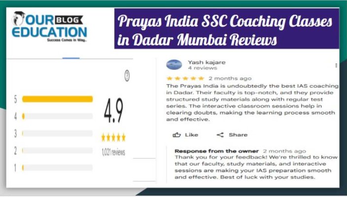 prayas India SSC coaching Dadar reviews mumbai