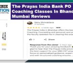 prayas India bank po classes in mumbai bandup