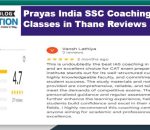 prayas india ssc coaching Thane reviews