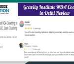 Gravity Institute NDA Coaching in Delhi Reviews