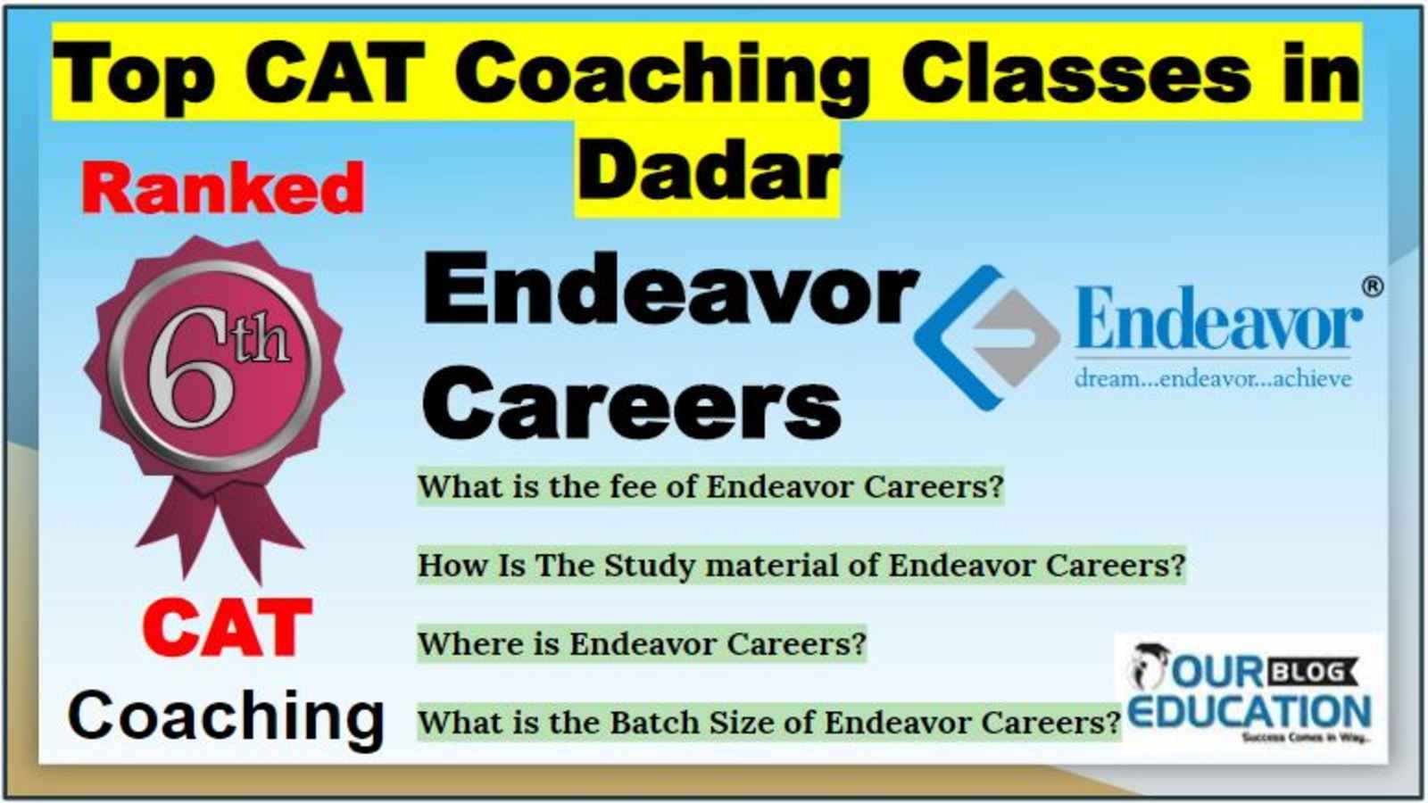Top CAT Classes in Dadar