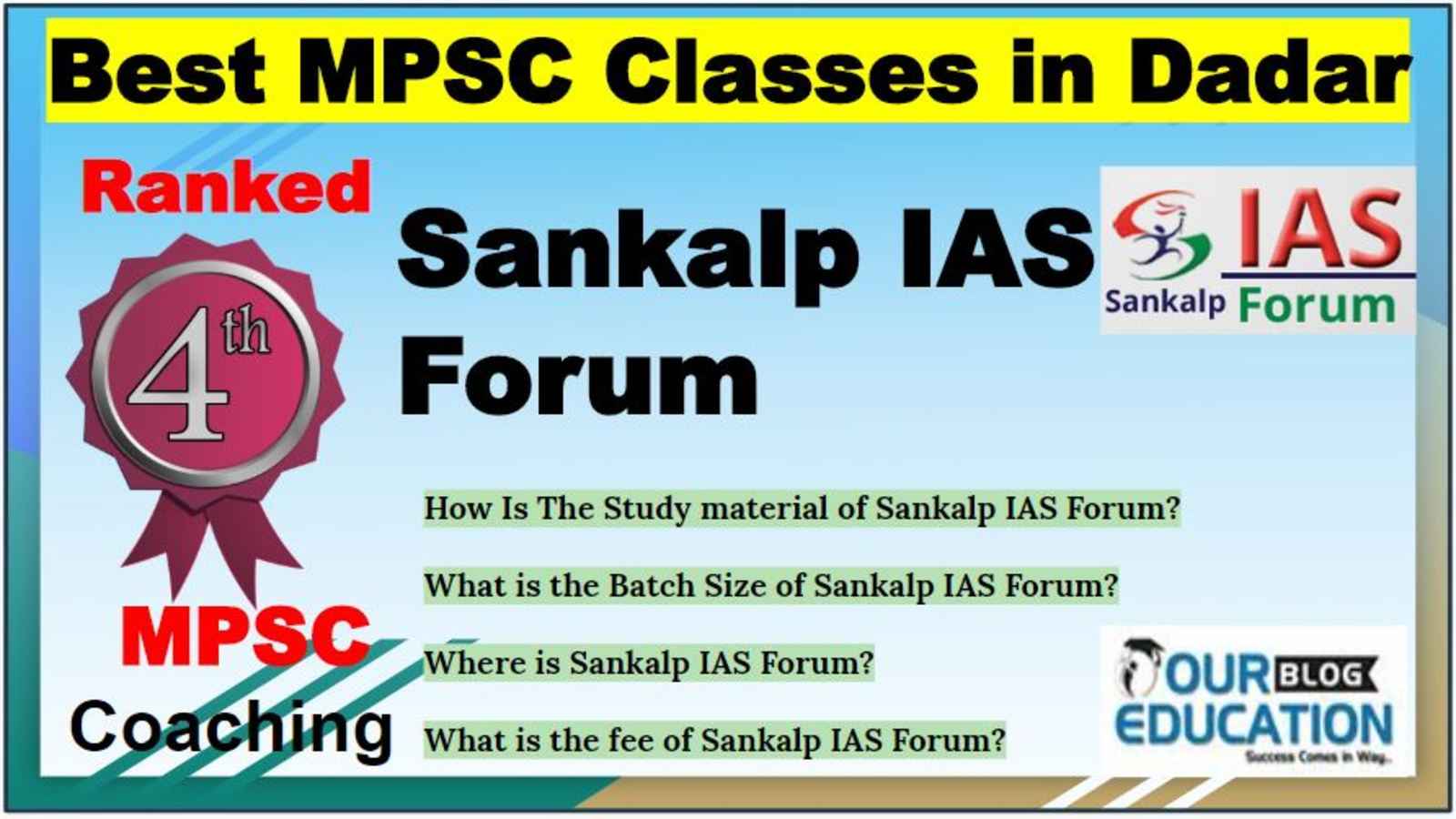 Best MPSC Coaching Classes In Dadar