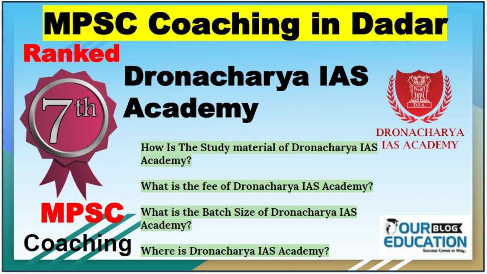 Best MPSC Classes in Dadar
