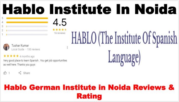 Hablo Institute For German Language In Noida Review