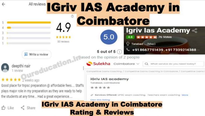 IGriv IAS Academy IN Coimbatore.
