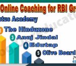 Best Online Coaching institute for RBI grade B