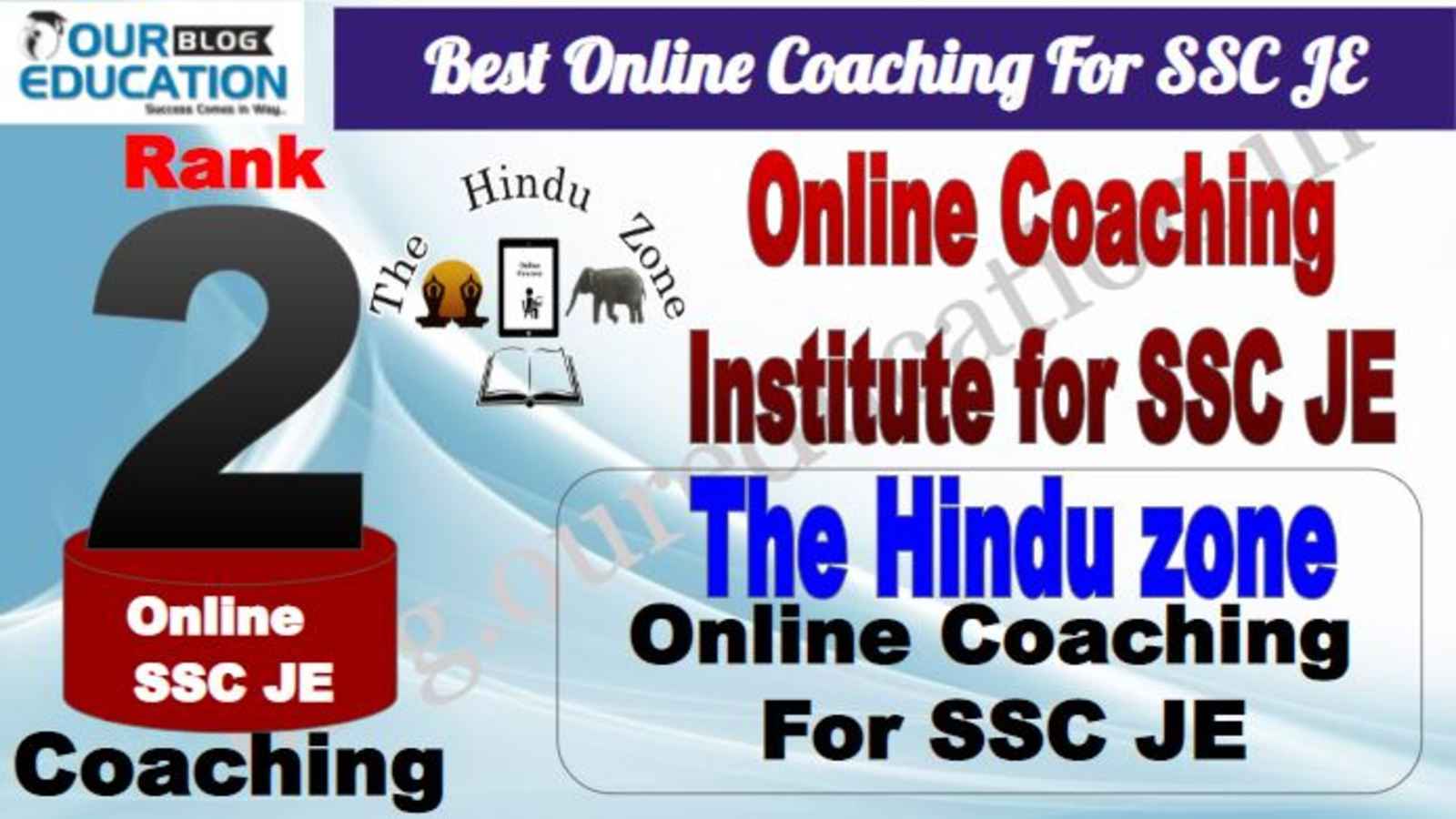 Rank 2 Best Online Coaching For SSC JE
