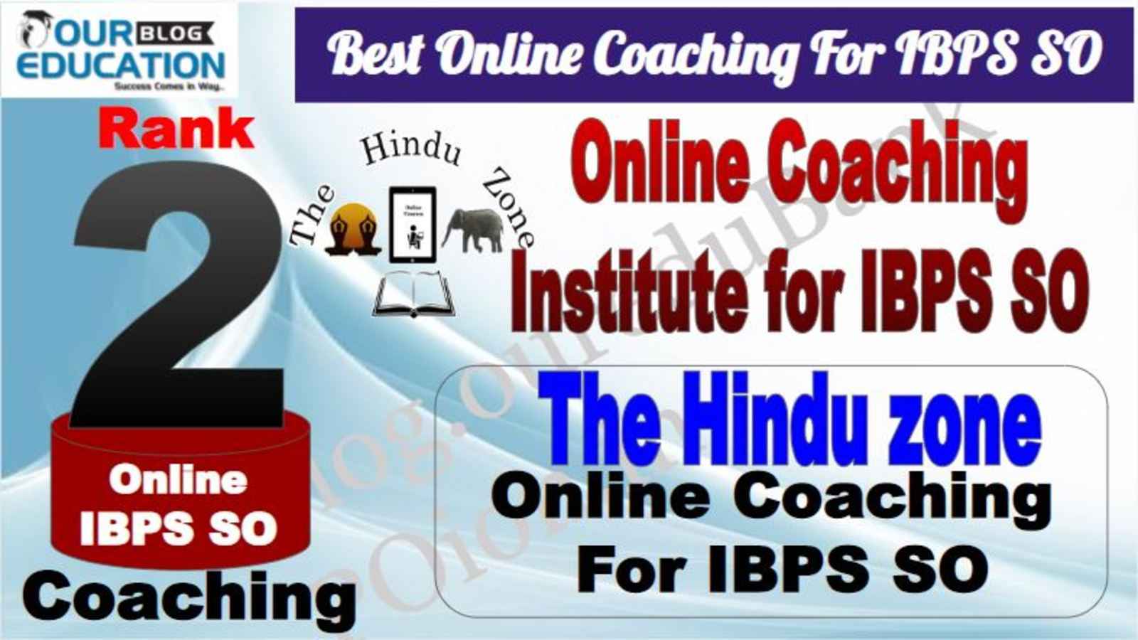 Rank 2 Best Online Coaching for IBPS SO
