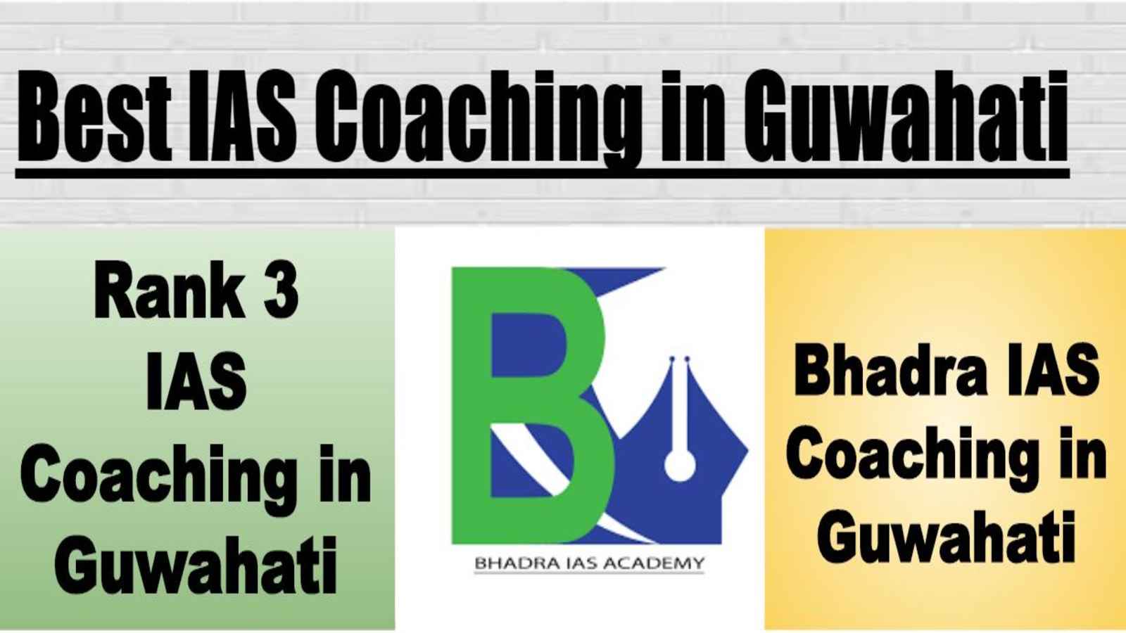 Rank 3 IAS Coaching in Guwahati