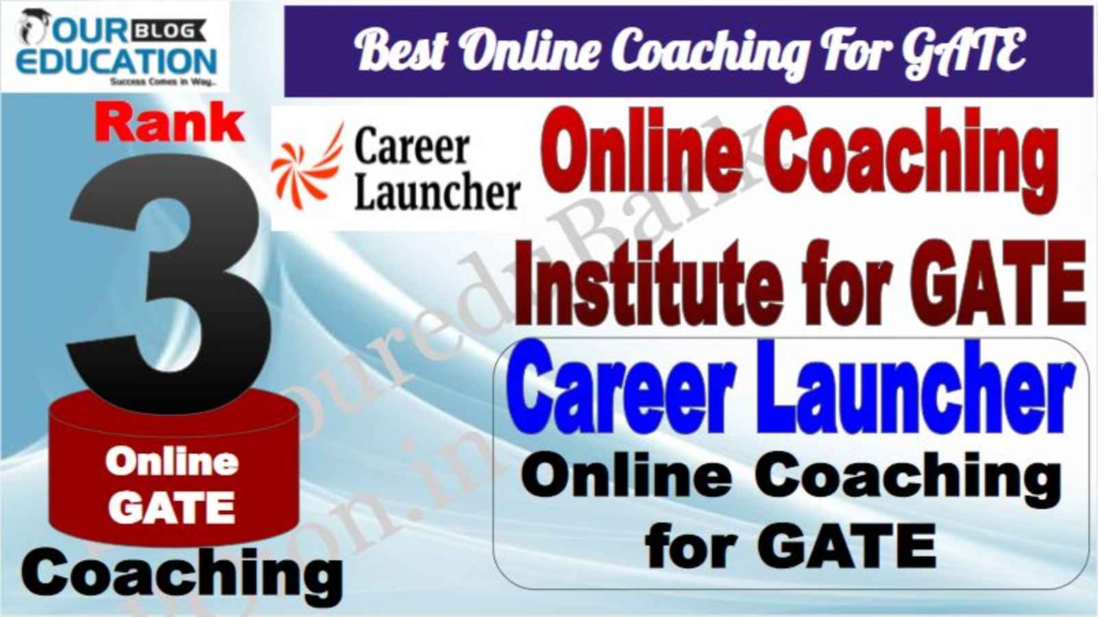 Rank 3 Best Online Coaching For GATE
