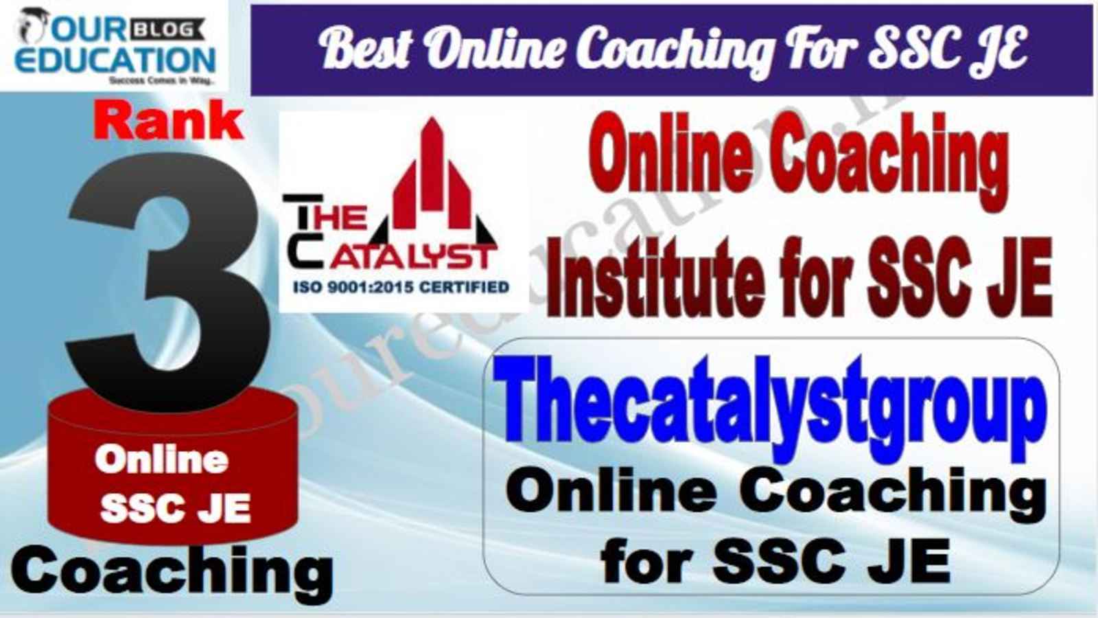 Rank 3 Best Online Coaching For SSC JE