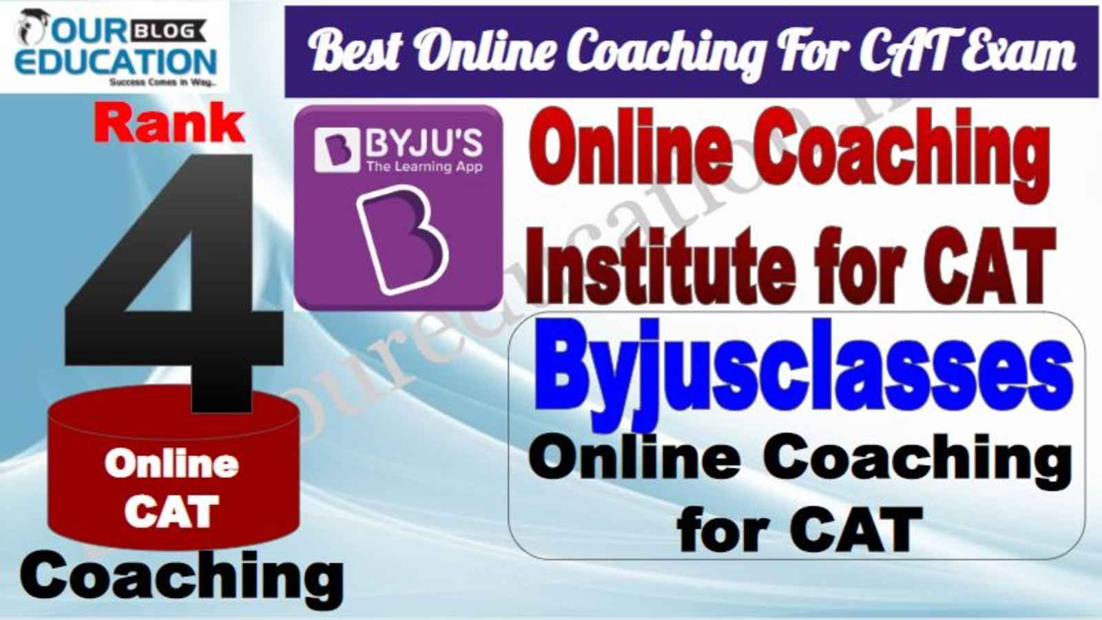Rank 4 Top Online Coaching For CAT Exam Rank 4 Best Online Coaching For CAT Exam
