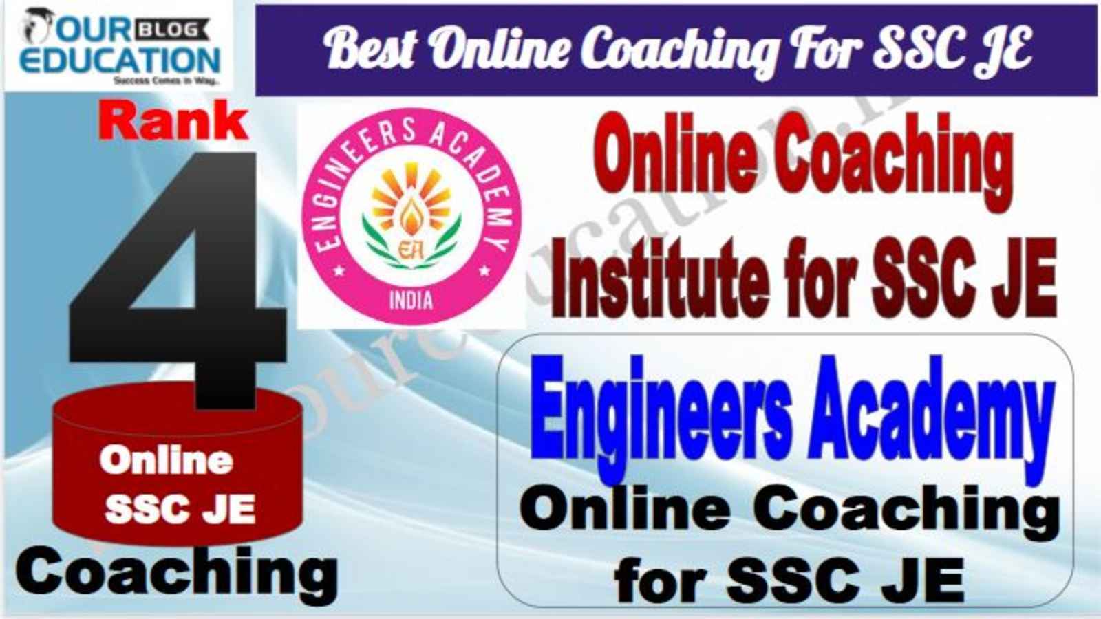 Rank 4 Best Online Coaching For SSC JE
