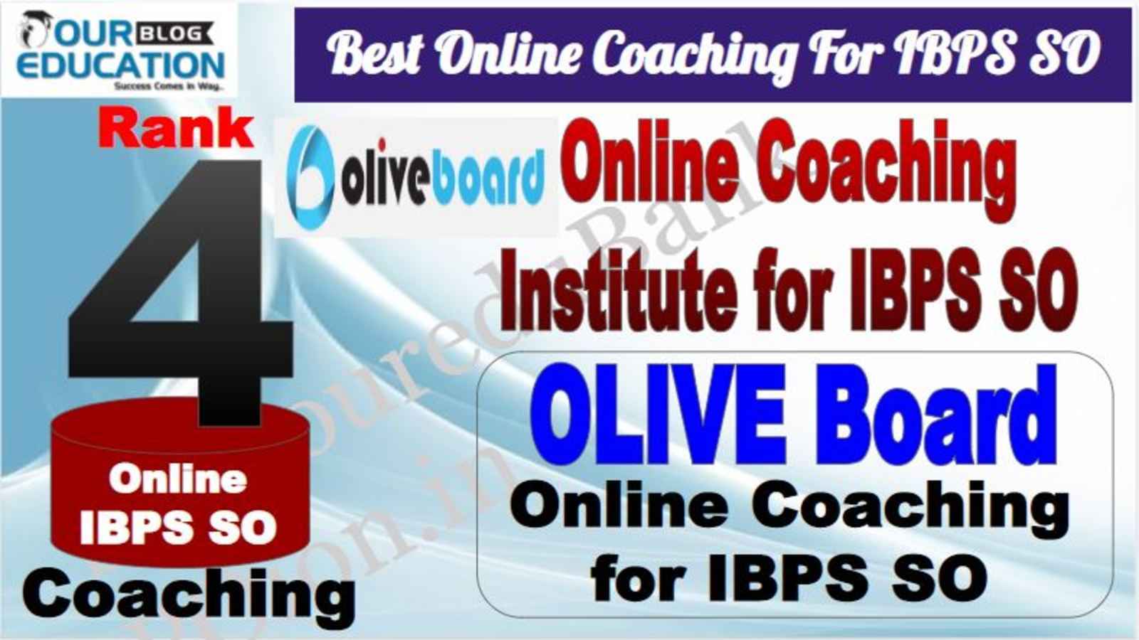 Rank 4 Best Online Coaching for IBPS SO