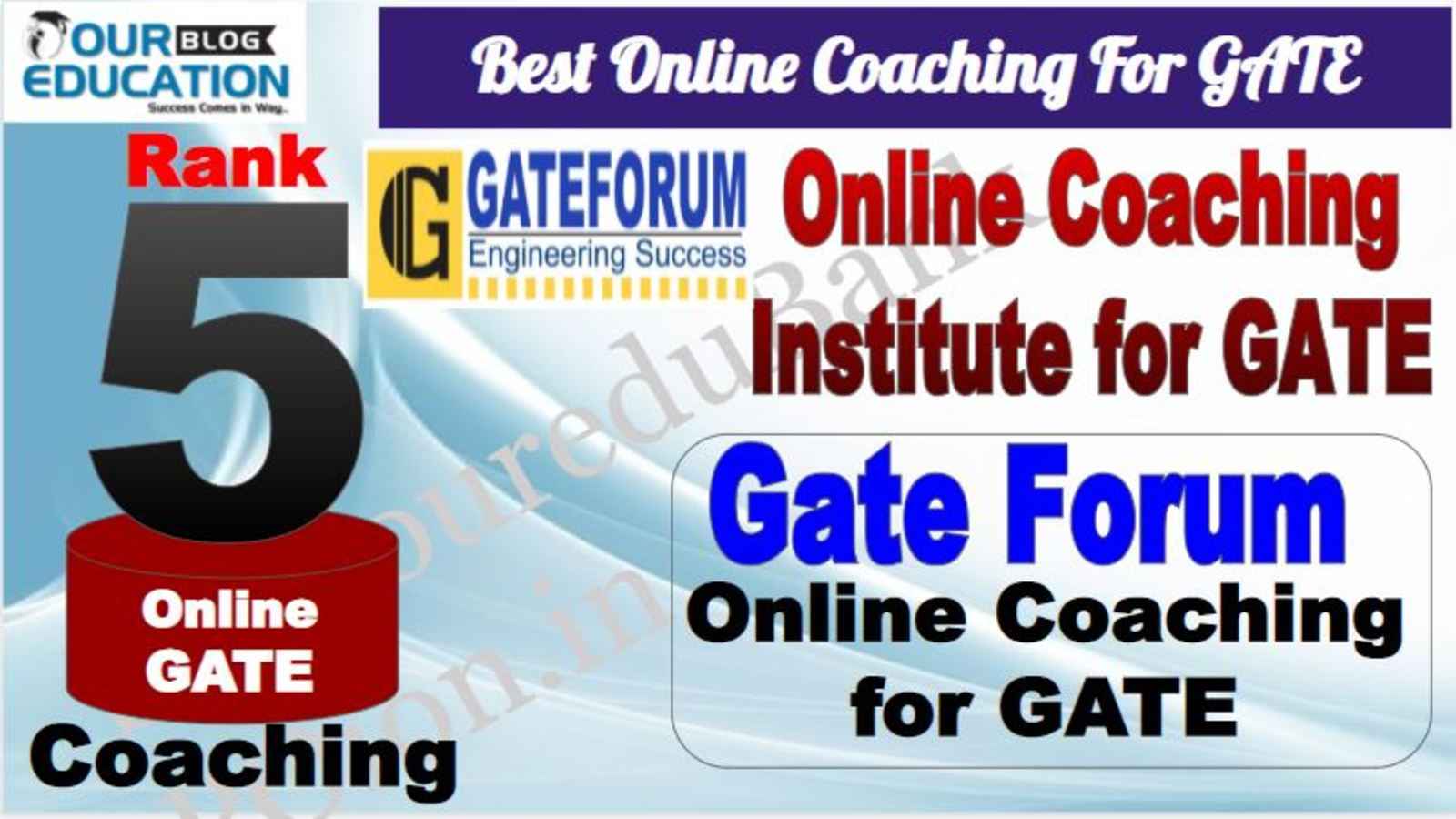 Rank 5 Best Online Coaching For GATE