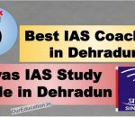 Rank 5 Best IAS Coaching in Dehradun
