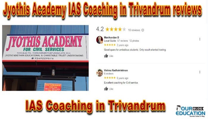 Jyothis Academy IAS Coaching in Trivandrum reviews
