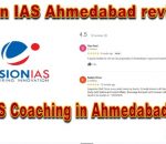 Vision IAS Ahmedabad reviews