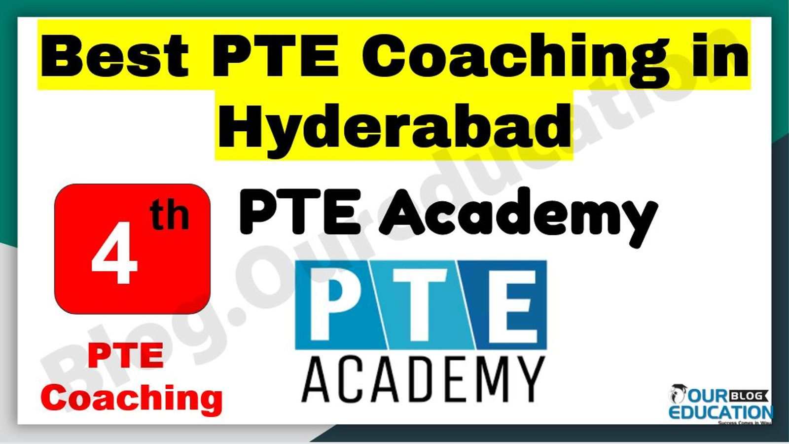  Best PTE Coaching in Hyderabad