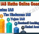Best IAS Maths Online Coaching