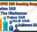 Best UPSC CMS Coaching in Bangalore