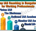 Top IAS Coaching Institute in Bangalore for Working Professionals