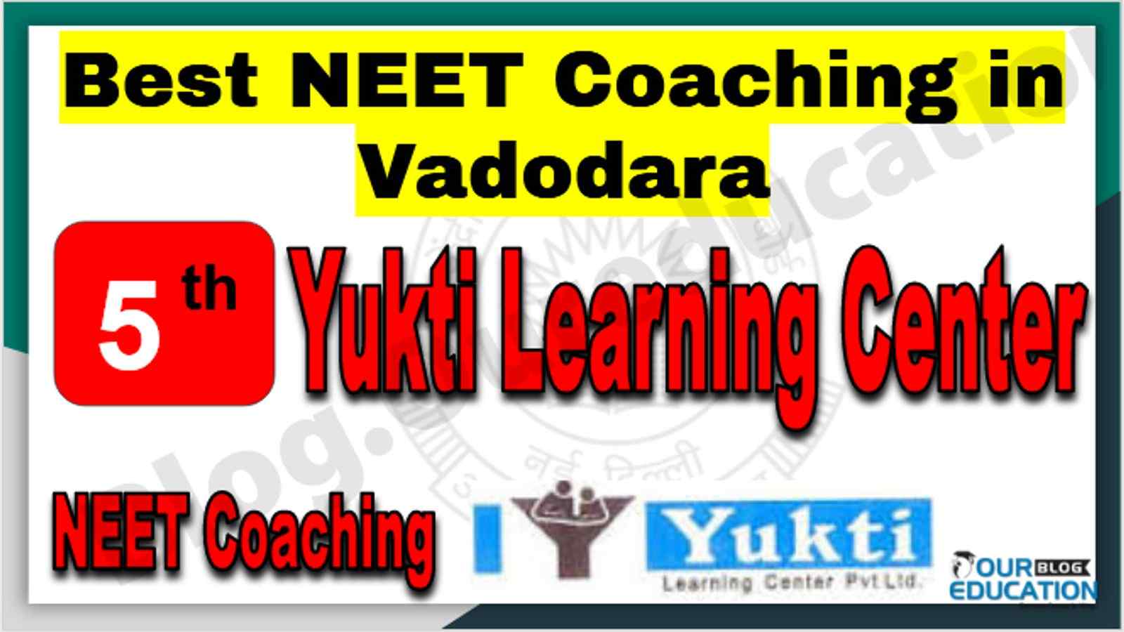 Rank 5th NEET Coaching in Vadodara