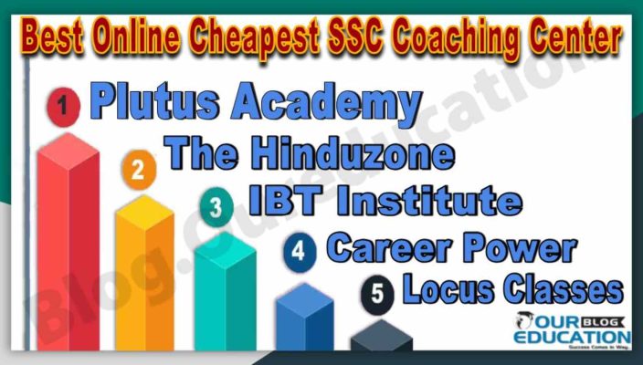 Best Online Cheapest SSC Coaching Institute