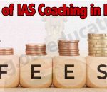 Fees for IAS Coaching in India
