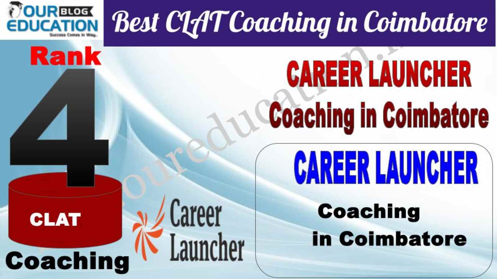 Rank 4. CAREER LAUNCHER IN COIMBATORE Best CLAT Coaching in Coimbatore
