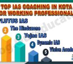 TOP IAS COACHING INSTITUTE IN KOTA FOR WORKING PROFESSIONALS