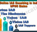 Best Online IAS Coaching in India for UPSC Mains preparation