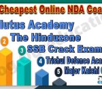 Best Cheapest Online NDA Coaching Institute