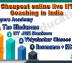 Best Cheapest online live IIT JEE Coaching in India