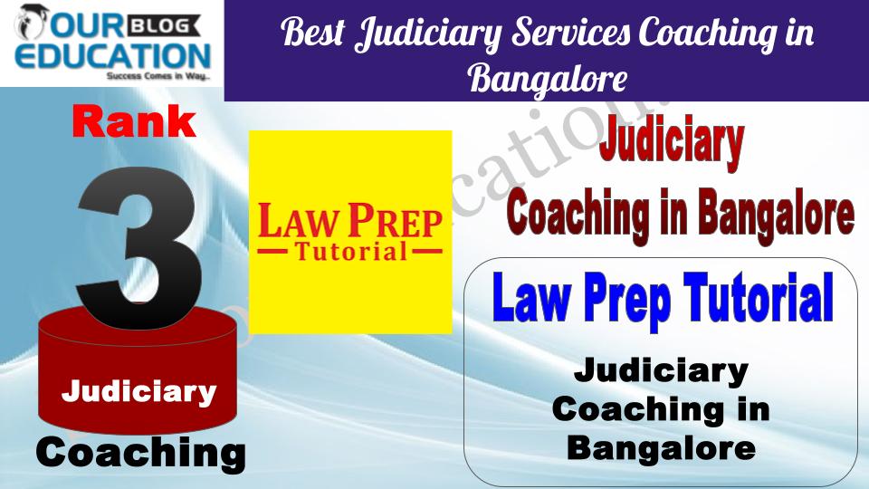 Rank 3 Law Prep Tutorial Best Judiciary Services Coaching in Bangalore