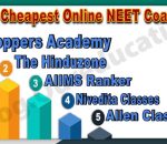 Top Cheapest Online NEET Coaching