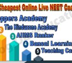 Top Cheapest Online live NEET Coaching