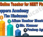 Top Online Teacher for NEET Physics