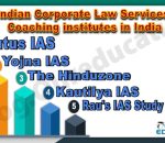 Best Indian Corporate Law Services ICLS Coaching institutes in India
