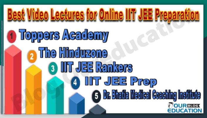 Best video lectures for online IIT JEE preparation