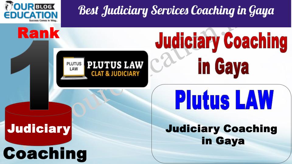 Plutus LAW Best Judiciary Services Coaching in Gaya