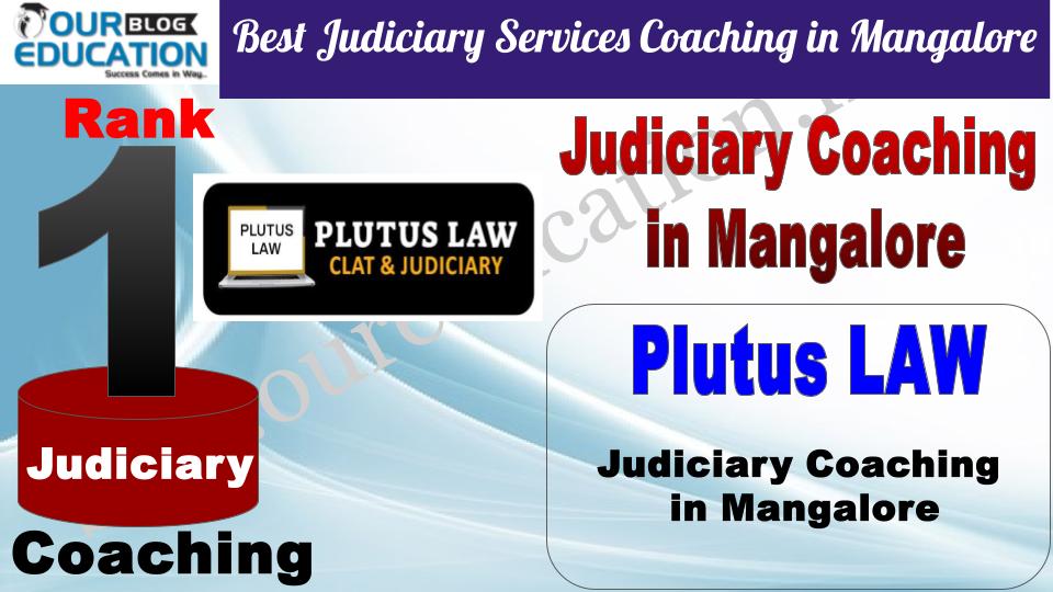 Plutus LAW Best Judiciary Services Coaching in Mangalore