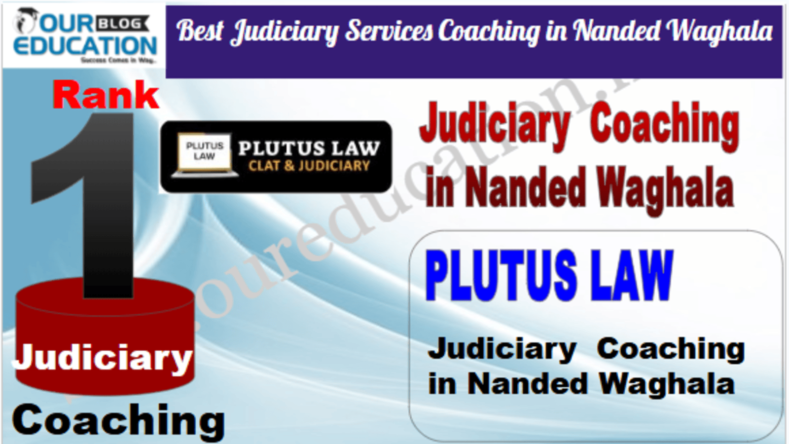 Rank 1. Plutus Law Best Judiciary Services Coaching in Nanded Waghala