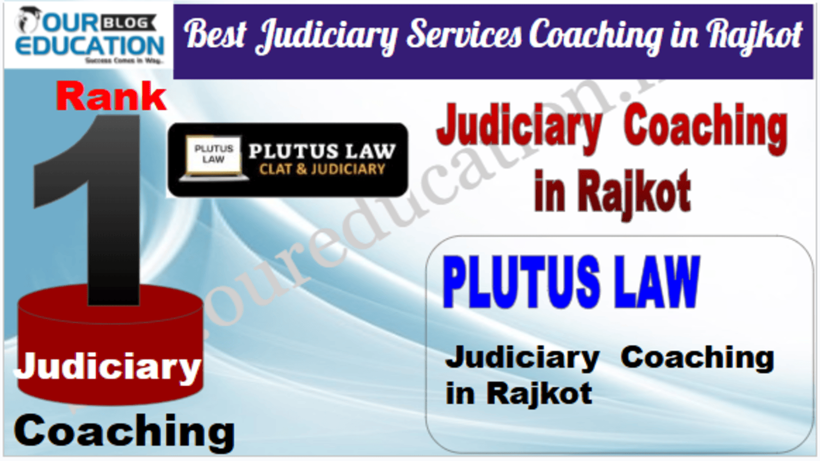 Rank 1. Plutus Law Best Judiciary Services Coaching in Rajkot
