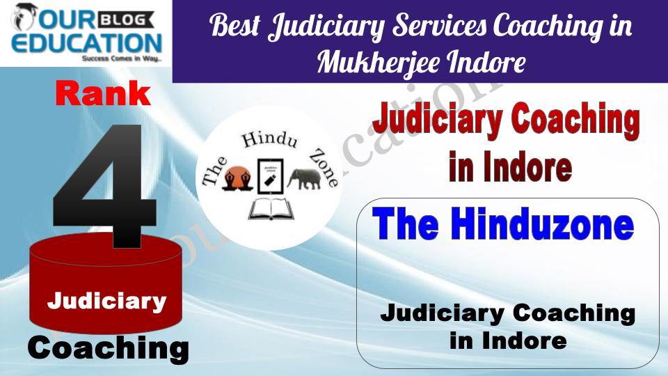 Rank 4. The Hinduzone Best Judiciary Services Coaching in Indore