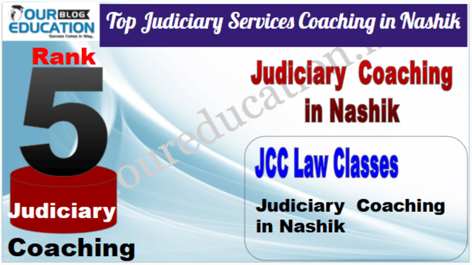 Rank 5. JCC Law Classes Top Best Judiciary Services Coaching in Nashik