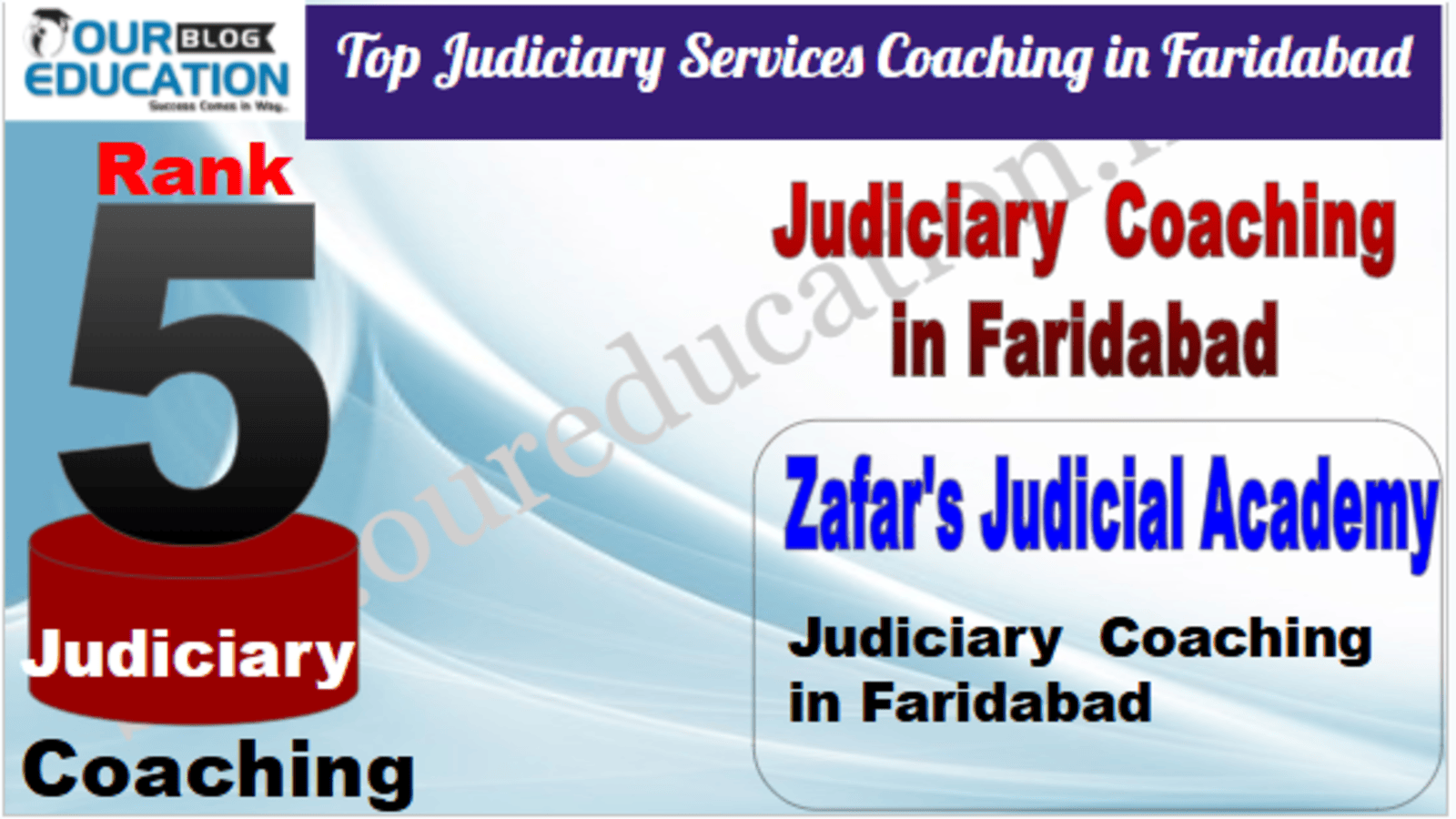 Rank 5. Zafar's Judicial Academy Top Best Judiciary Services Coaching in Faridabad