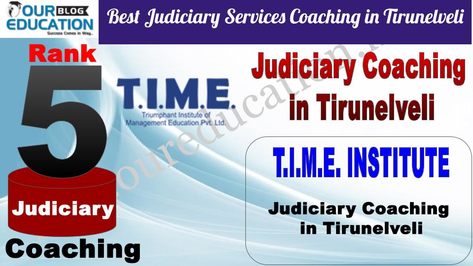 TIME Institute Best Judiciary Services Coaching in Tirunelveli