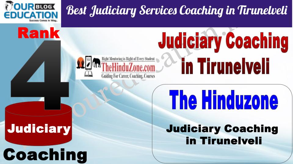 The HinduZone Best Judiciary Services Coaching in Tirunelveli