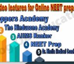 Top video lectures for online NEET Coaching
